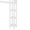 Alaterre Furniture Coventry Over Toilet Open Shelving Unit with Left and Right Side Shelves, Bath Storage Shelf ANCT746WH - alternate 9